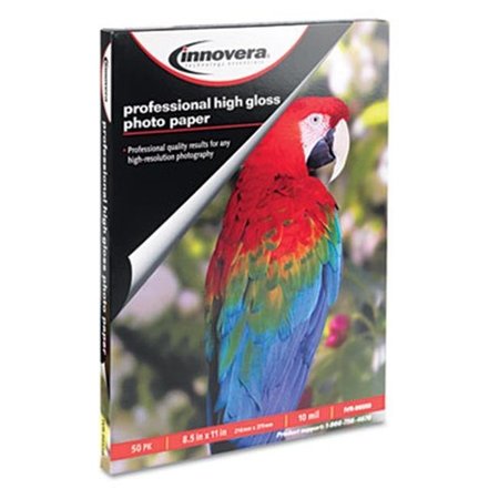 INNOVERA Innovera 99550 High-Gloss Photo Paper; 8.5 x 11; 50 Sheets-Pack 99550